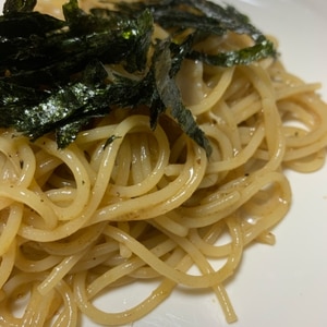 海苔の佃煮で 海苔わさびパスタ